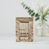 貿易、ビルダー 名刺 (スタンド正面)