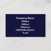 貿易，屋根 名刺 (正面)