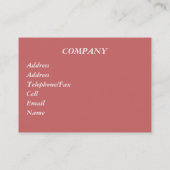 貿易 – 配管工 名刺 (裏面)