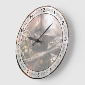 貿易-鍛治屋-私の祖父の研修会の… ラージ壁時計 (傾斜)