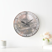 貿易-鍛治屋-私の祖父の研修会の… ラージ壁時計 (ホーム)