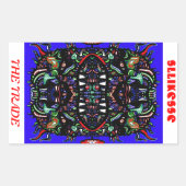 貿易 長方形シール (正面)