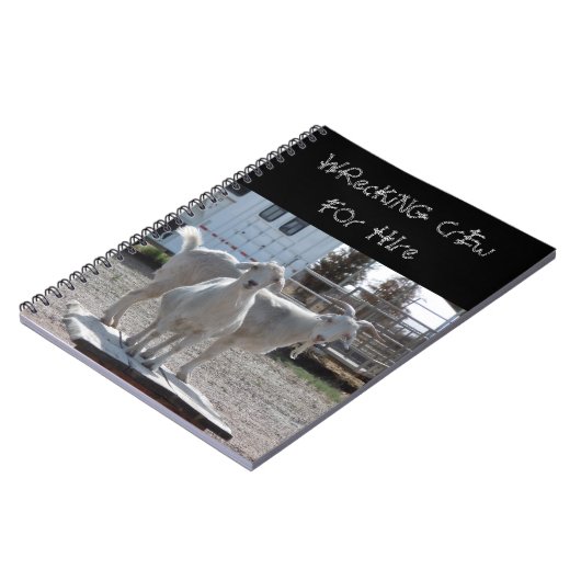 賃借りのためのおもしろいな西部のヤギ ノートブック (左側)