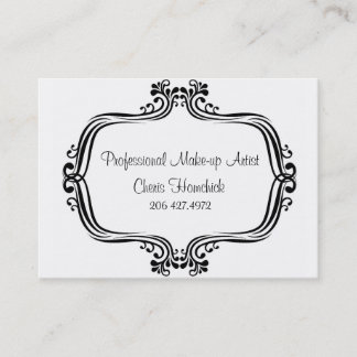 賃借り、Cheris Homchick、メーキャップアーティスト 名刺