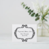 賃借り、Cheris Homchick、メーキャップアーティスト 名刺 (スタンド正面)