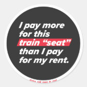 賃料 – ステッカー (正面)