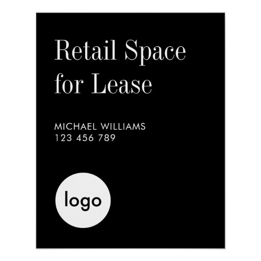 賃貸実在所商業財産事業 ポスター (正面)