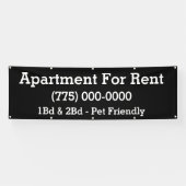 賃貸料のためのカスタムなアパート 横断幕 (横)