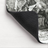 賃貸料のための牛の運転 マウスパッド (コーナー)