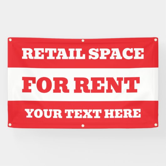 賃貸料のカスタム編集可能バナー 横断幕 (横)