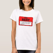 賃貸料 Tシャツ (正面)