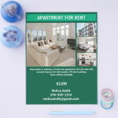 賃貸用のカスタマイズ可能なアパート チラシ (シングル)