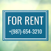 賃貸用取り外し可能な窓用シール看板 ウィンドウサイン (シート3)