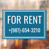 賃貸用取り外し可能な窓用シール看板 ウィンドウサイン (シート2)