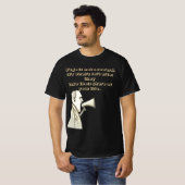 賃金は報酬ではない Tシャツ (正面フル)