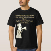 賃金は報酬ではない Tシャツ (正面)