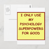 賃金心理学者 ポストカード (正面/裏面)