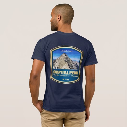 資本ピーク(PF) Tシャツ (裏面フル)