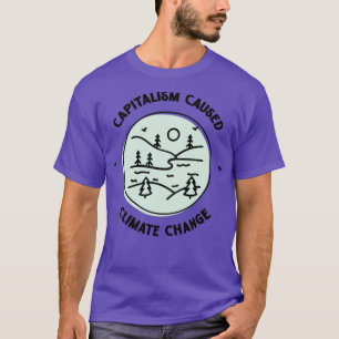 資本主義による気候変動2 Tシャツ