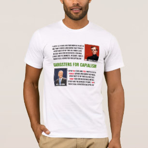 資本主義のためのギャングスタージョーバイデン氏Smedley Butler Tシャツ