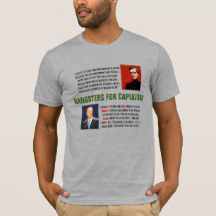 資本主義のギャングスタージョー·バイデン氏·スメドレー·バトラー Tシャツ