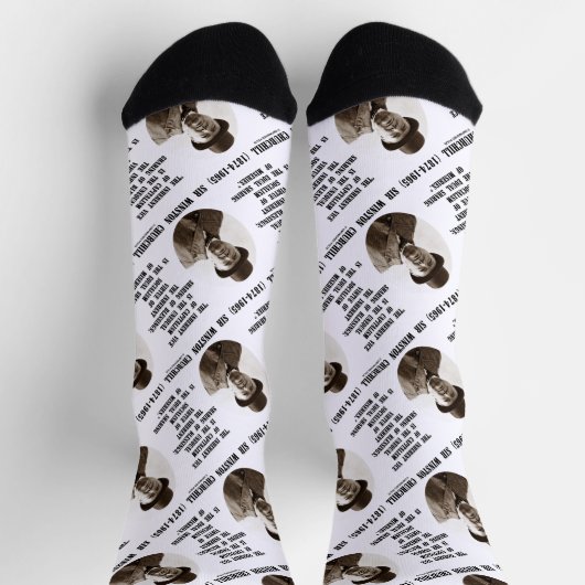 資本主義の悪徳引用文 ソックス (上部)