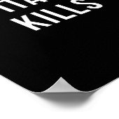 資本主義の殺し – アンチ資本主義 – 民主主義 ポスター (角)