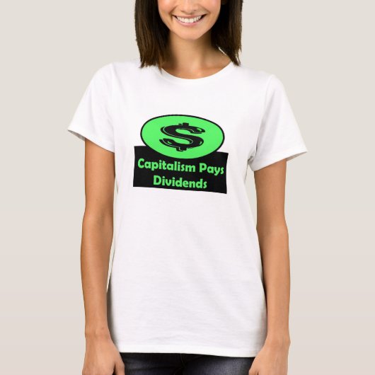 資本主義の配当II Tシャツ (正面)