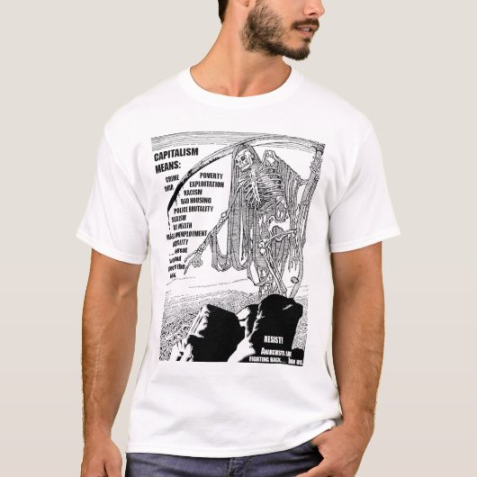 資本主義のMeamsのTシャツ Tシャツ (正面)