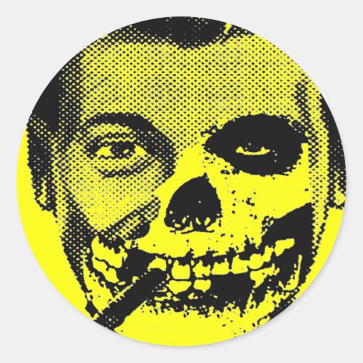 資本主義はおもしろい ラウンドシール (正面)