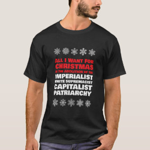 資本主義家父長制のクリスマスの廃止 Tシャツ