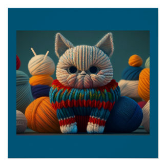 資本主義的な態度の猫 ポスター