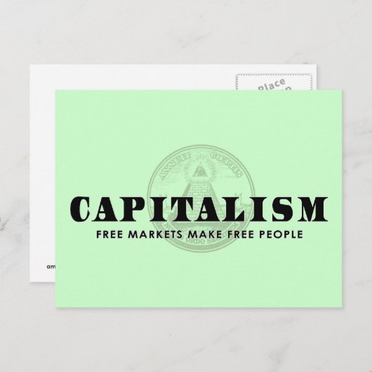 資本主義 ポストカード (正面/裏面)