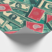 「資本主義:永遠に金持ちにしていくこと ラッピングペーパー (角)