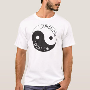 資本主義、社会主義; イン、ヤン Tシャツ