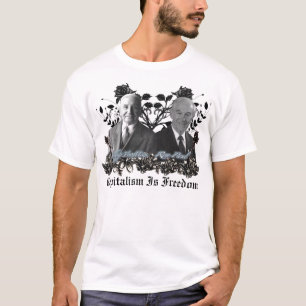 資本主義/自由(ロン・ポール、Mises)のTシャツ Tシャツ