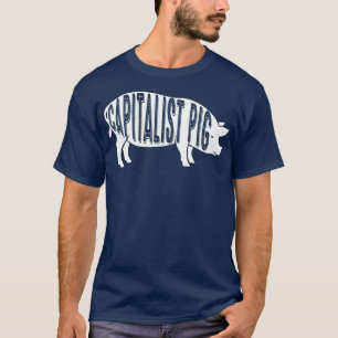 資本主義Pigおもしろい起業家 Tシャツ