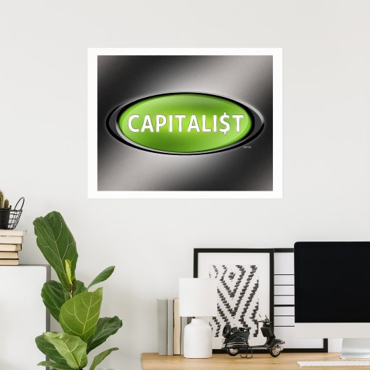 資本家 ポスター (ホームオフィス)
