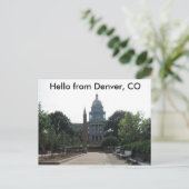 資本建物デンバーポストカード ポストカード (スタンド正面)