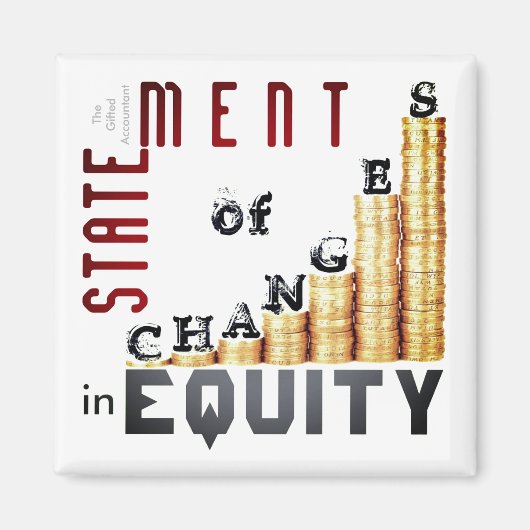 「資本等変動計算書」 マグネット (正面)