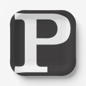 資本P紙プレート ペーパープレート (正面)