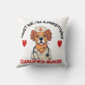 資格ある看護師 パウズィティブに クッション (裏面)