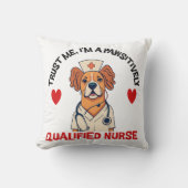 資格ある看護師 パウズィティブに クッション (正面)