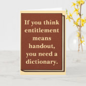 資格は配布資料ではない カード (黄色い花)