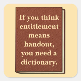 資格は配布資料ではない スクエアシール