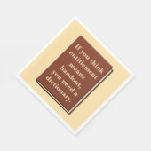 資格は配布資料ではない スタンダードランチョンナプキン (角)