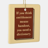 資格は配布資料ではない セラミックオーナメント (右)