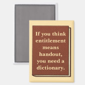 資格は配布資料ではない マグネット (正面/裏面)