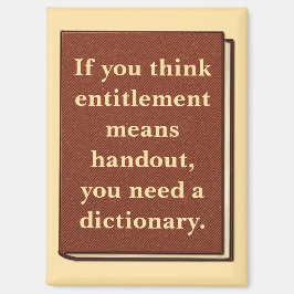 資格は配布資料ではない マグネット