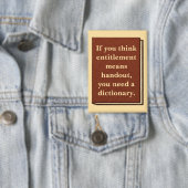 資格は配布資料ではない 缶バッジ (インサイチュ)